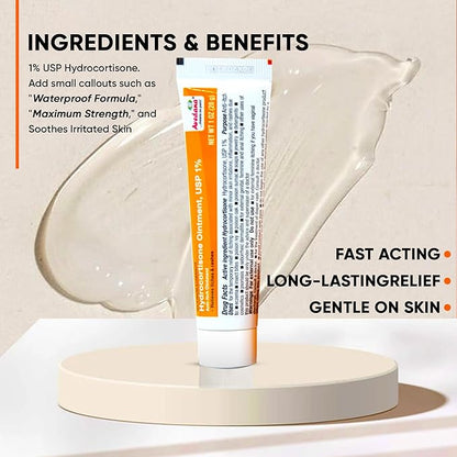 Hydrocortisone Ointment | 1oz Hydrocortisone Ointment 1 Percent