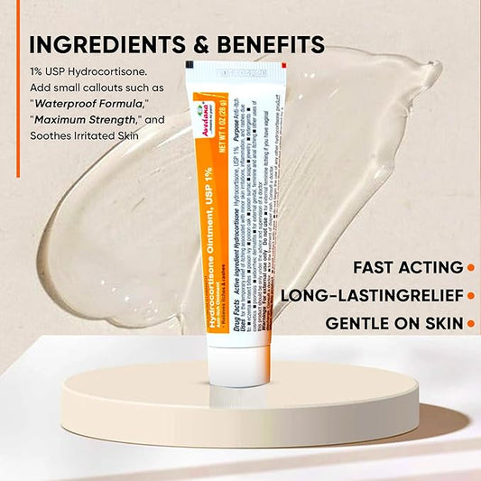 Hydrocortisone Ointment | 1oz Hydrocortisone Ointment 1 Percent