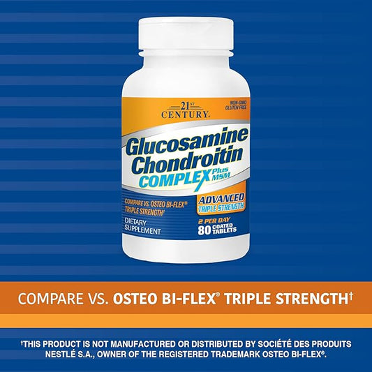 21st Century Glucosamine Chondroitin Complex Plus 120 Count (27438)