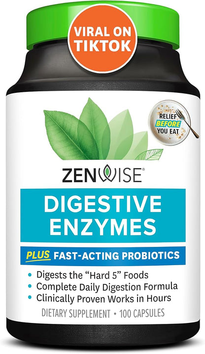 Zenwise Health Digestive Enzymes 100 Count