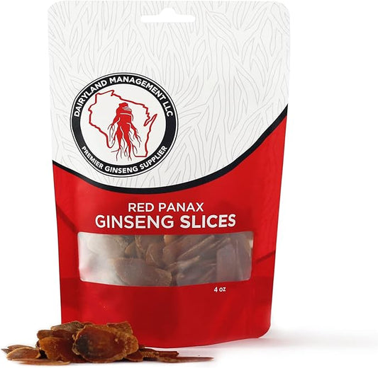 Red Panax Ginseng Slices 4 oz