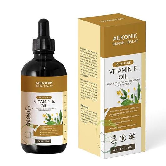 Organic Vitamin E Oil 4-Oz of