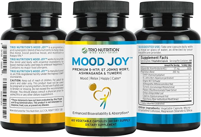 Trio Mood Joy 5-HTP, St 60 Day