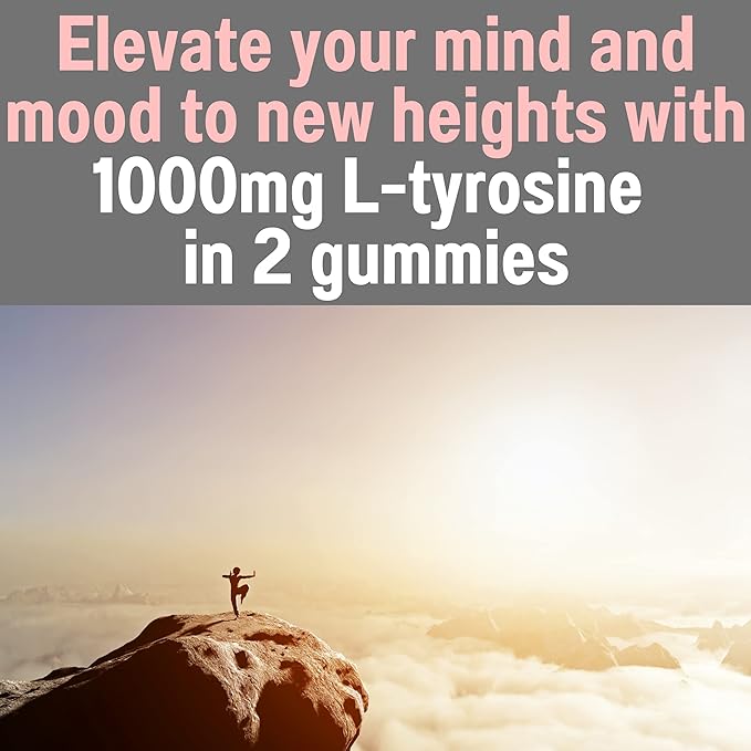 SAM-e & L-Tyrosine Gummies 1000mg Each B12 & 5-MTHF, Supplement/Supplements 1000 750 750 500 500 400 400 250 250 mg 400mg 500mg 500mg 750mg 750mg