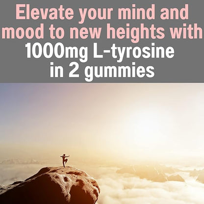 SAM-e & L-Tyrosine Gummies 1000mg Each B12 & 5-MTHF, Supplement/Supplements 1000 750 750 500 500 400 400 250 250 mg 400mg 500mg 500mg 750mg 750mg
