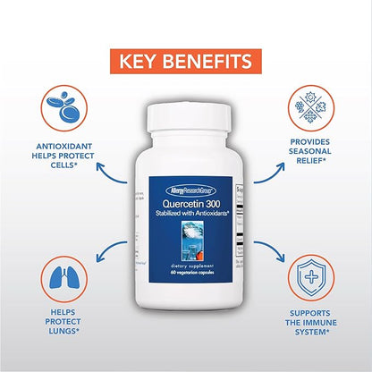 Allergy Research Group Quercetin 300 Dietary Supplement 60 Count
