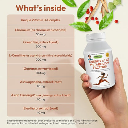 ANDREW LESSMAN Energy & Fat Metabolism 60 Capsules