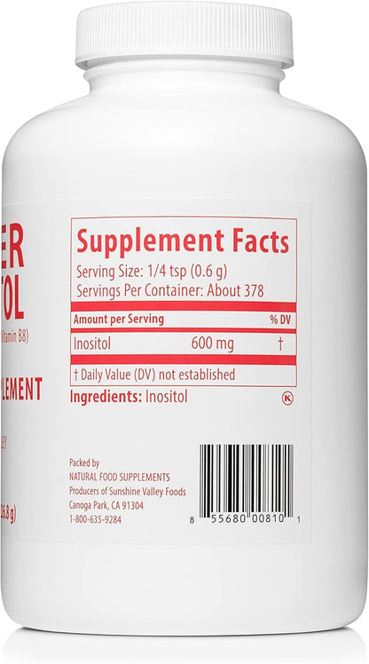 Super Inositol, Vitamin B8 Powdered Dietary 16 oz