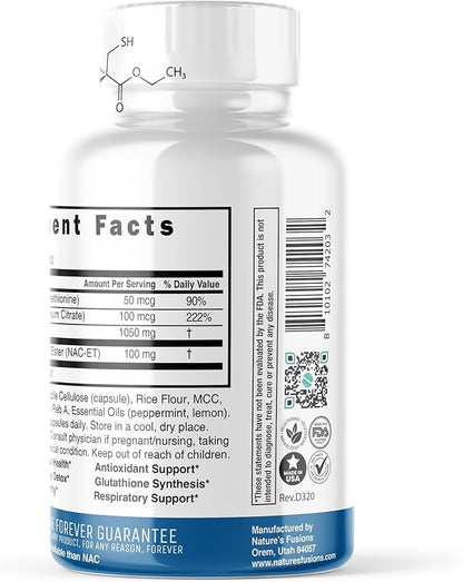 Neuro NAC Supplement N-Acetyl Cysteine Ethyl Ester 600 mg 10x More 60 Capsules