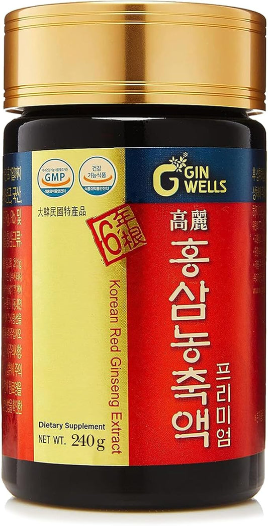 ILHWA Pure Concentrated Red Ginseng Extract (8.47oz, 240g) 240g) - 100% Pure 3,600 mg.