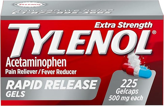 Tylenol Extra Strength Acetaminophen Rapid Release 500 mg 225 Count