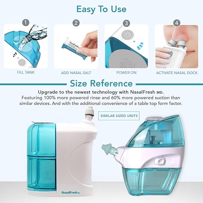 NASALFRESH MD - Dual Powered Nasal -60 Saline 2 Nose