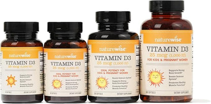 NatureWise Vitamin D3 1000iu (25 mcg) 200 Count