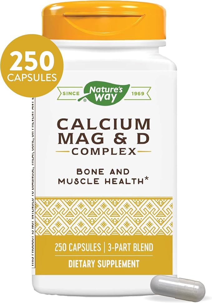 Nature’s Way Calcium-Magnesium-Vitamin D3 250 Capsules