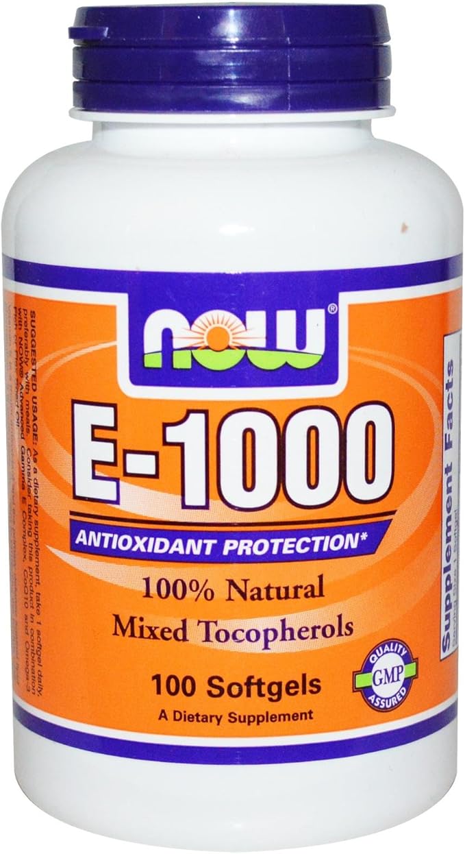 E-1000 100% Mixed Tocopherols 100 sgels