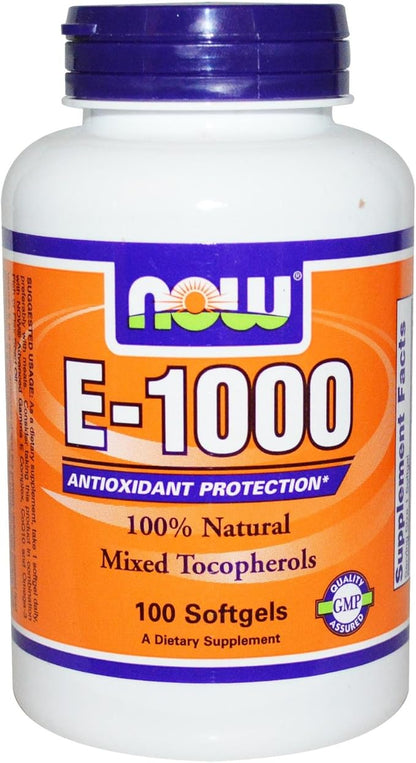 E-1000 100% Mixed Tocopherols 100 sgels
