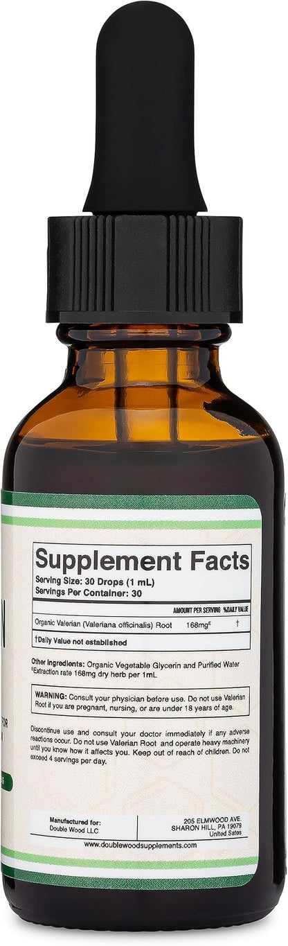Valerian Root Drops for Sleep 168mg - 1 FL 30 Servings