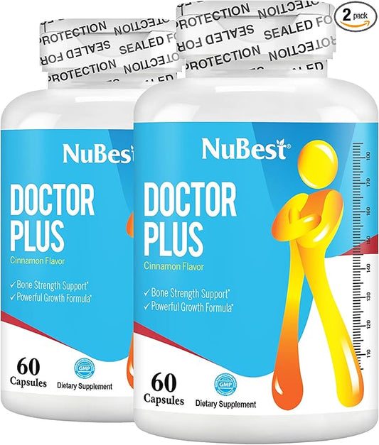 NuBest Doctor Plus D3, Vitamin K2 (MK7), (MK7), Magnesium (10+) and 2 Pack