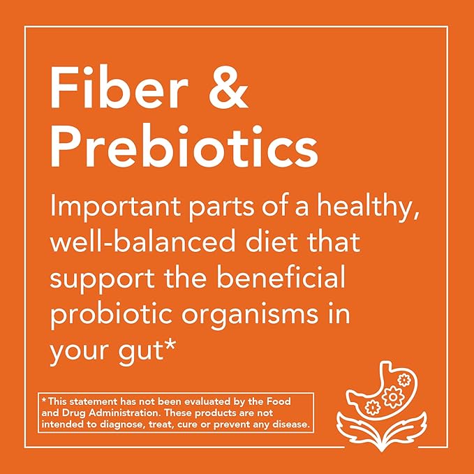 NOW Supplements, Prebiotic Fiber with Fibersol-2, 12-Ounce
