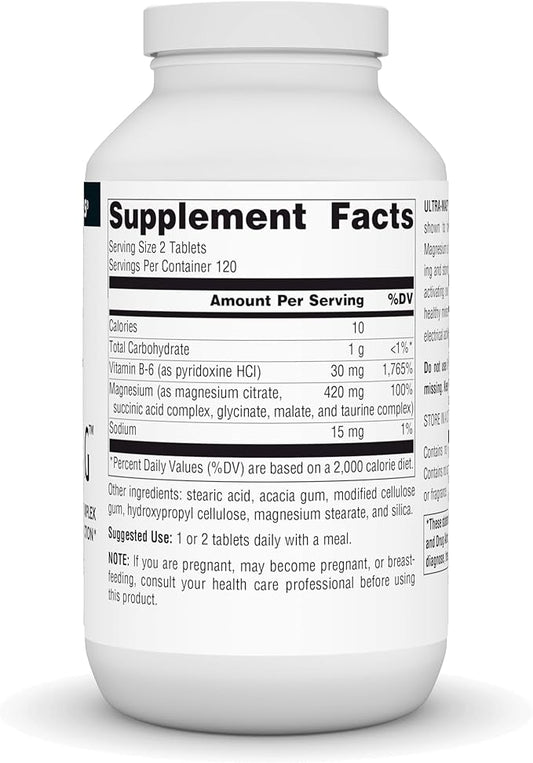 Source Naturals Ultra-Mag High-Efficiency Magnesium Complex 240 Tablets
