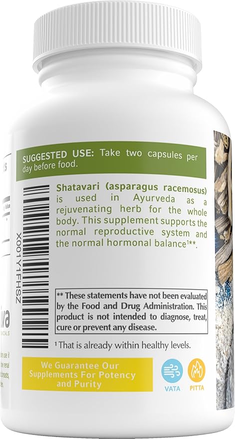 Shatavari Capsules 1200 Mg 60 Capsules