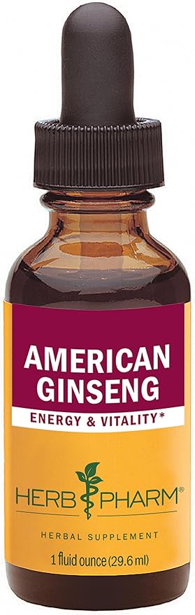 Herb Pharm Certified Organic American Ginseng Extract 1 Ounce