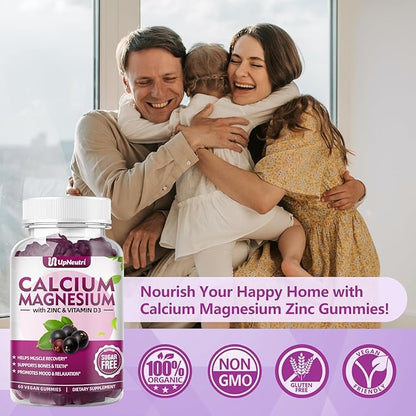 Calcium Magnesium Zinc with Vitamin D3 60 Count