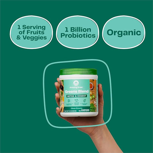Amazing Grass Greens Superfood Detox & 30 Servings