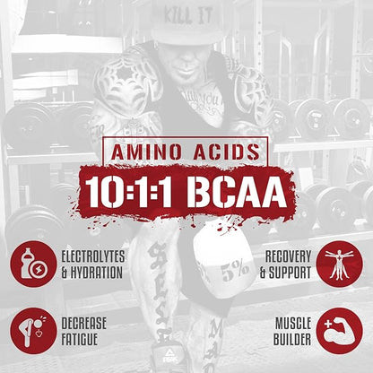 5% Nutrition Rich Piana AllDayYouMay BCAA Powder 15.87 oz, 30 Servings