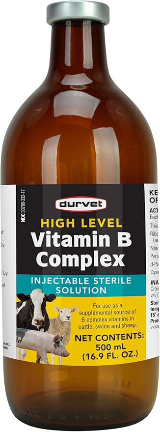 Durvet 063404 High Level Vitamin B Yellow.500Ml