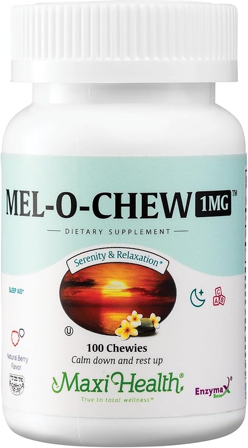 Maxi Health Mel-O-Chew Sleep Aid 100 Chewies