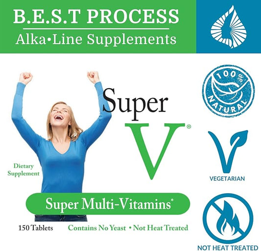 SuperV (2 Pack) Best Process AlkaIine