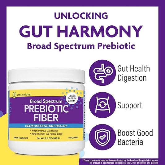 InnovixLabs Prebiotic Fiber Powder 30-Day Supply