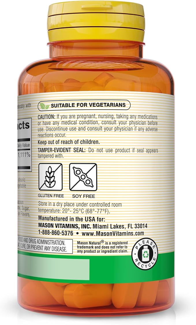 MASON NATURAL Vitamin C 1,000 mg 100 Tablets 3)