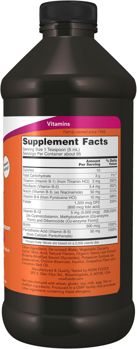 NOW Supplements, Ultra B-12, Liquid, 800 16-Ounce