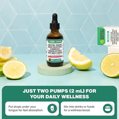 Creatine Monohydrate and Vitamin B12 Drops 60mL)