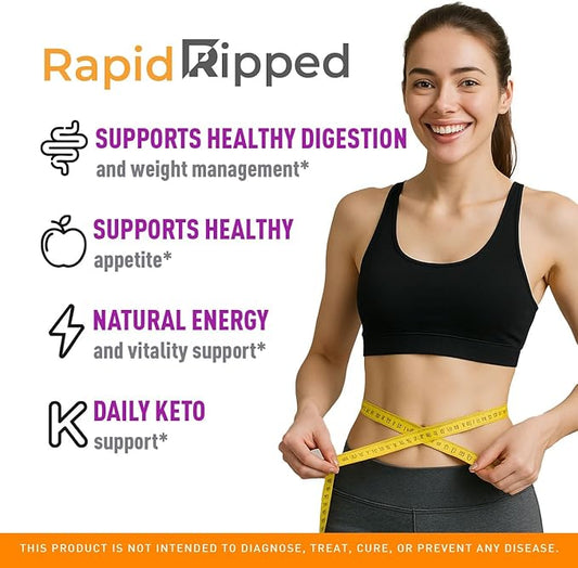 (3 Pack) Rapid Ripped Keto ACV Gummies Advanced Formula 1050MG, RapidRipped Keto Apple Cider Vinegar Gummie, RapidRippedKeto and ACV Gummys Support, 180 Gummies for 3 Months