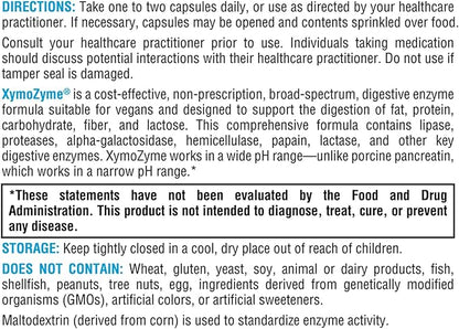 XYMOGEN XymoZyme - Vegan Digestive Enzymes (60 Capsules)
