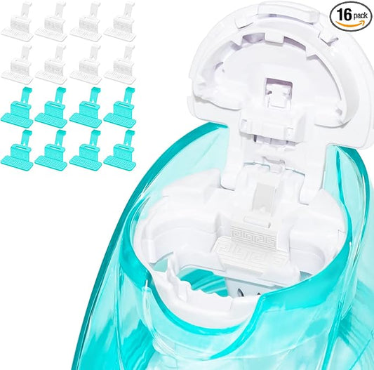 FireAnt Silicone Saline Pods Refills Accessories 16 Pack 8 + 8 Packs)