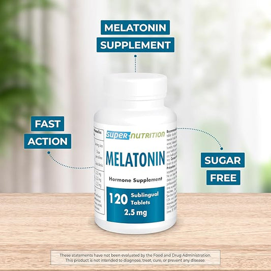 Supersmart - Melatonin 2.5mg (Ultra Fast 60 Sublingual