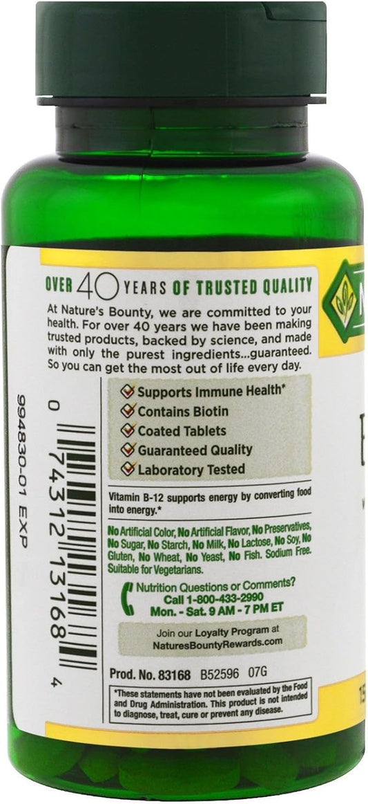 Nature's Bounty B-Complex with Folic Acid 150 Each 1)