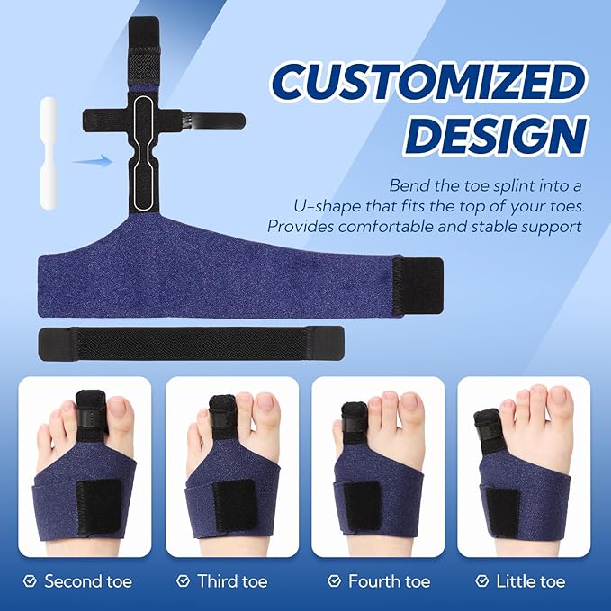 Toe Splint for Broken Toe, Toe