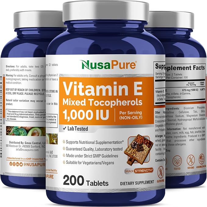 NusaPure Vitamin E 1000 IU 200