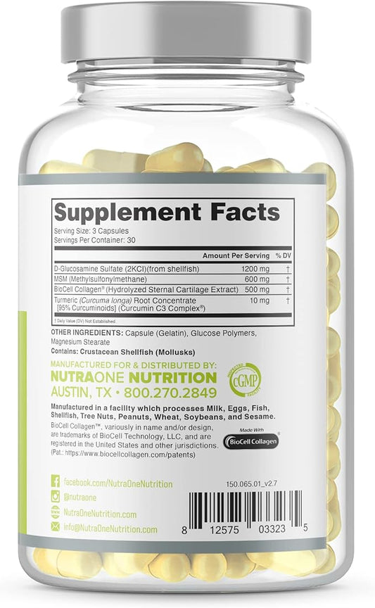 JointOne Joint Support by NutraOne (90 Capsules)