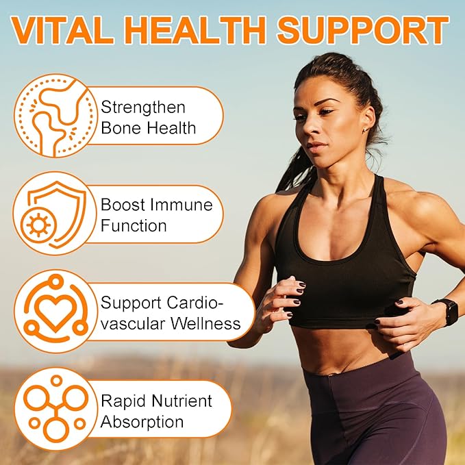 Vitamin D3 5000 IU & K2 (MK-7) 120 mcg 60ml Drops with MCT Oil Omega 3, Liquid Vitamin D3 & K2 Supplements - 2 Months Supply -Supports Bones, Teeth, Mood & Immune System, Calcium Absorption
