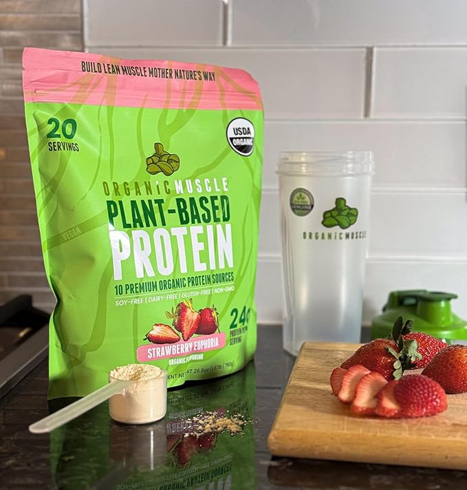 Organic Muscle Vegan Protein Powder