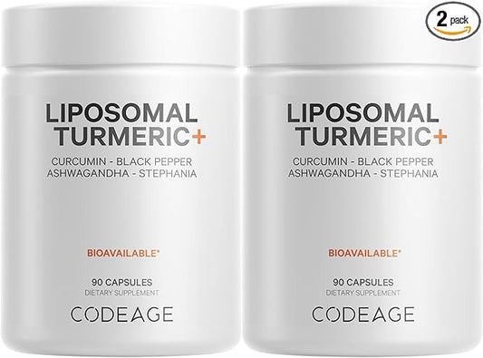 Codeage Organic Turmeric Supplement 95% Curcumin 2 Pack