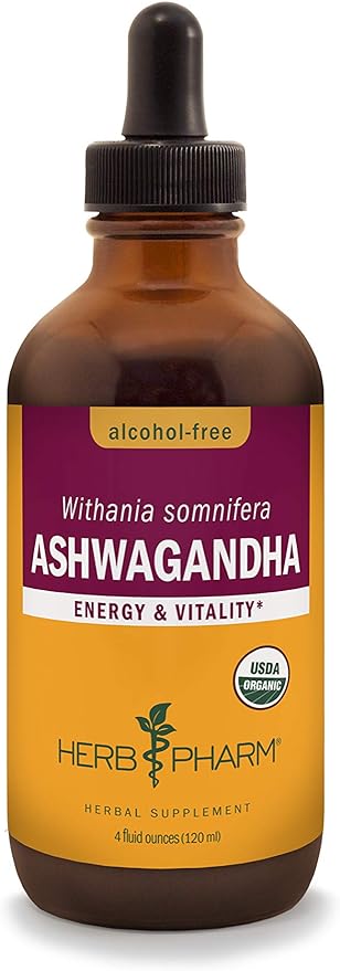 Herb Pharm Certified Organic Ashwagandha Extract 4 Oz