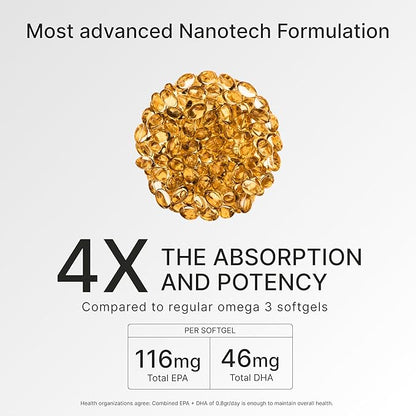 Nano Omega 3 (1-Month Supply) 4X 30 softgels