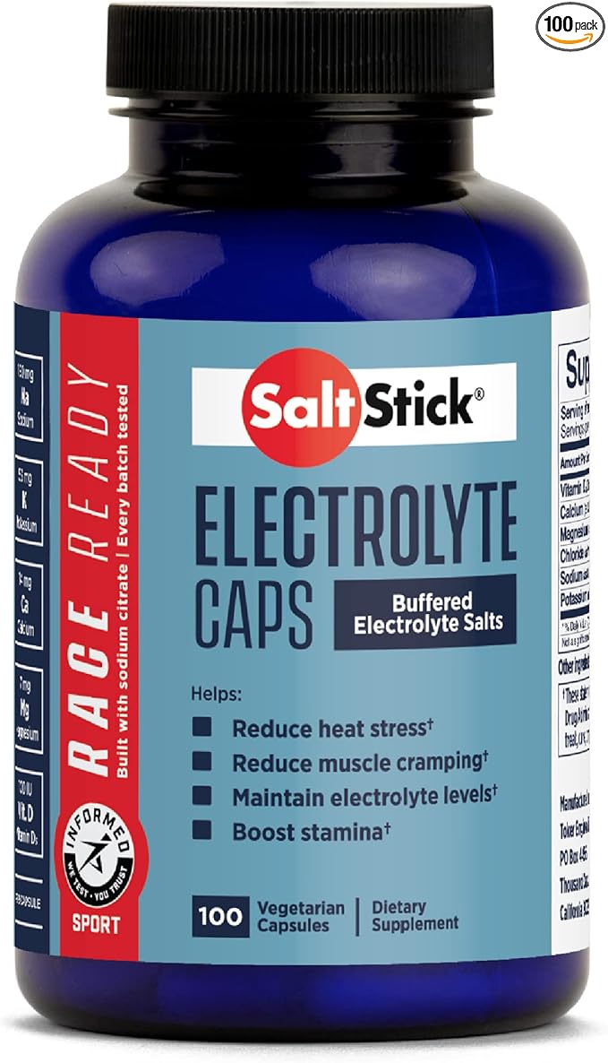 SaltStick Race Ready Electrolyte Capsules 100 Capsules